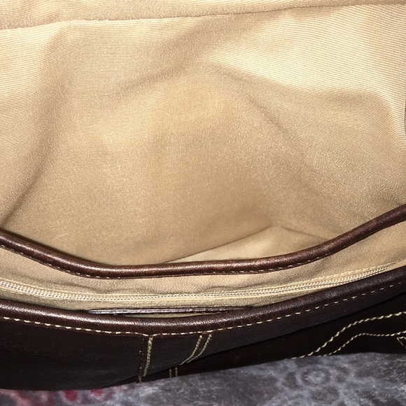 Vintage Leather Coach Patchwork Shoulder Bag RARE - Picture 11 of 16